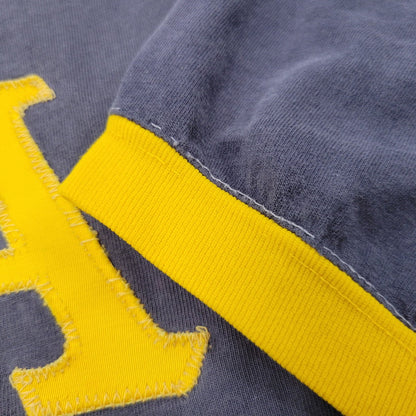 【現状渡し品】【メンズ】 USED VINTAGE NUMBERING FOOTBALL TEE ナンバリング フットボール Tシャツ 半袖 トップス 146-250921-as-09-izu サイズ：42-44 カラー：ネイビー系 万代Net店