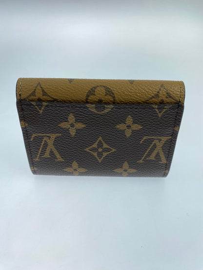 【中古品】【メンズ/レディース】 LOUIS VUITTON ルイ・ヴィトン M82333 ポルトモネ ロザリ モノグラム リバース コンパクトウォレット 179-241222-ks-08-min カラー：ブラウン 万代Net店