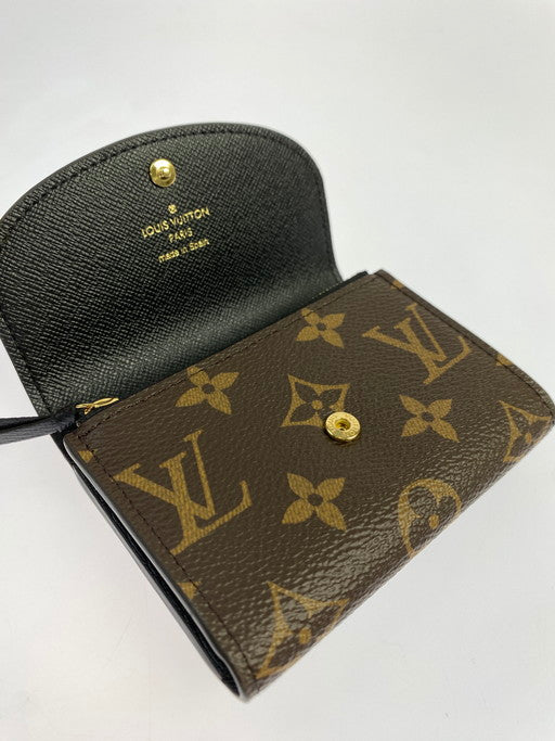 【中古品】【メンズ/レディース】 LOUIS VUITTON ルイ・ヴィトン M82333 ポルトモネ ロザリ モノグラム リバース コンパクトウォレット 179-241222-ks-08-min カラー：ブラウン 万代Net店