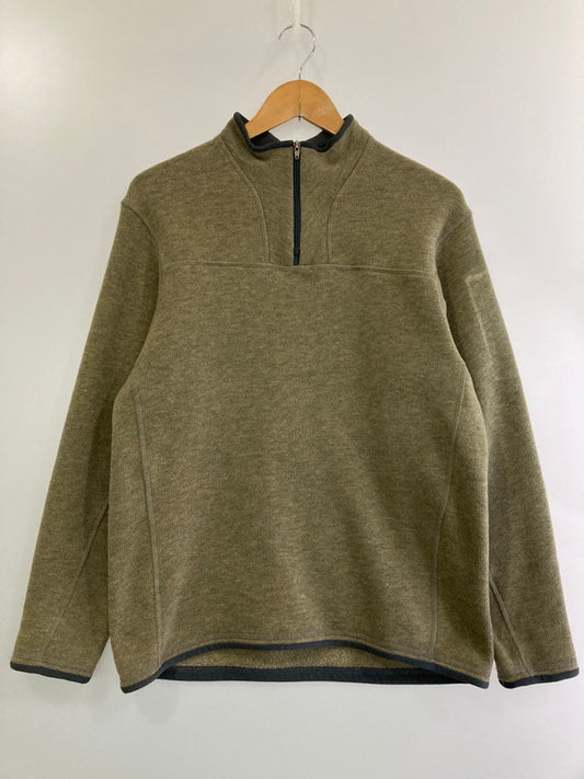 【中古品】【メンズ】 ARC'TERYX アークテリクス 旧タグ カナダ製 90S COVERT ZIP NECK コバートジップ ネック トップス 144-241216-me-24-min カラー：カーキ系 万代Net店