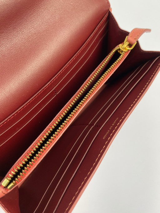 【LIFTる。景品】【中古】【レディース】 BURBERRY バーバリー HALTON LEATHER LONG WALLET 長財布 181-241222-ks-11-min カラー：ピンク 万代Net店