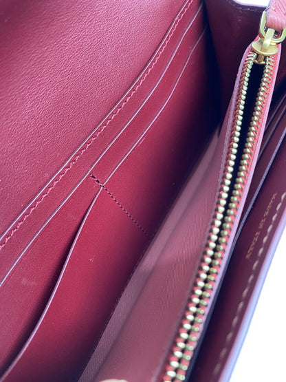 【LIFTる。景品】【中古】【レディース】 BURBERRY バーバリー HALTON LEATHER LONG WALLET 長財布 181-241222-ks-11-min カラー：ピンク 万代Net店