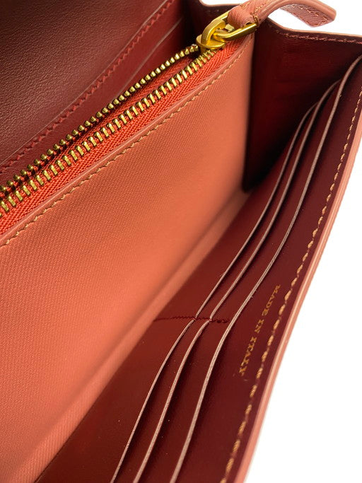 【LIFTる。景品】【中古】【レディース】 BURBERRY バーバリー HALTON LEATHER LONG WALLET 長財布 181-241222-ks-11-min カラー：ピンク 万代Net店