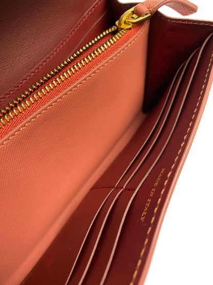 【LIFTる。景品】【中古】【レディース】 BURBERRY バーバリー HALTON LEATHER LONG WALLET 長財布 181-241222-ks-11-min カラー：ピンク 万代Net店