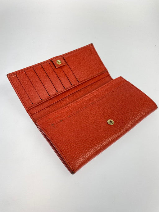 【現状渡し品】【メンズ/レディース】 GUCCI グッチ 346058 レザー 長財布 181-241222-ks-09-min カラー：レッド系 万代Net店