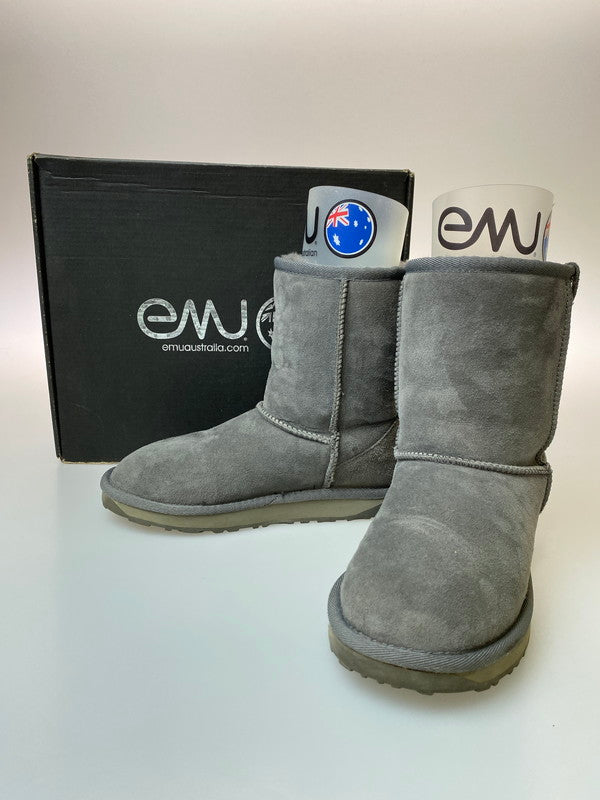 【中古品】【レディース】 EMU エミュ U10002 STINGER LO CHARCOAL スティンガー ブーツ 靴 167-241220-me-34-min サイズ：23.0cm カラー：チャコール 万代Net店