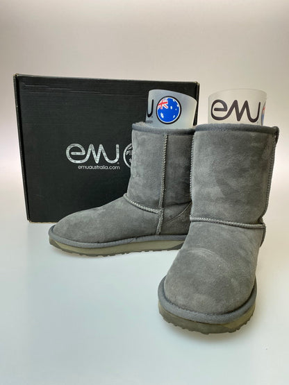 【中古品】【レディース】 EMU エミュ U10002 STINGER LO CHARCOAL スティンガー ブーツ 靴 167-241220-me-34-min サイズ：23.0cm カラー：チャコール 万代Net店