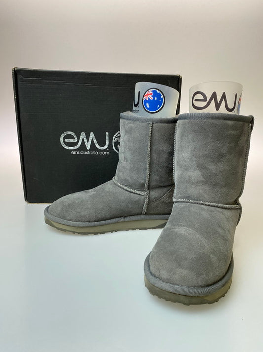 【中古品】【レディース】 EMU エミュ U10002 STINGER LO CHARCOAL スティンガー ブーツ 靴 167-241220-me-34-min サイズ：23.0cm カラー：チャコール 万代Net店