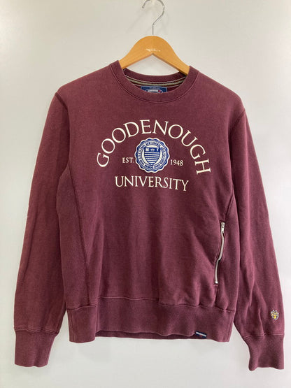 【中古品】【メンズ】 GOODENOUGH グッドイナフ IVY カレッジスウェット トレーナー トップス 142-241216-me-22-min サイズ：S カラー：ボルドー系 万代Net店