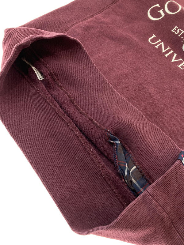 【中古品】【メンズ】 GOODENOUGH グッドイナフ IVY カレッジスウェット トレーナー トップス 142-241216-me-22-min サイズ：S カラー：ボルドー系 万代Net店