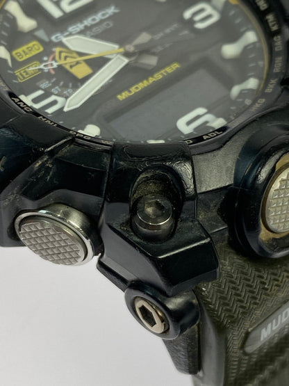 【現状渡し品】【メンズ】 G-SHOCK ジーショック GWG-1000-1A3JF MUDMASTER アナデジ 電波ソーラー腕時計 196-241222-ks-15-min カラー：ブラック/カーキ 万代Net店