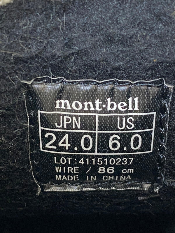 【中古品】【メンズ】 MONT BELL モンベル ヴェイルブーツ 靴 ウインターブーツ メンズ アウトドア 167-241220-em-23-min サイズ：27.5ｃｍ カラー：ブラック 万代Net店