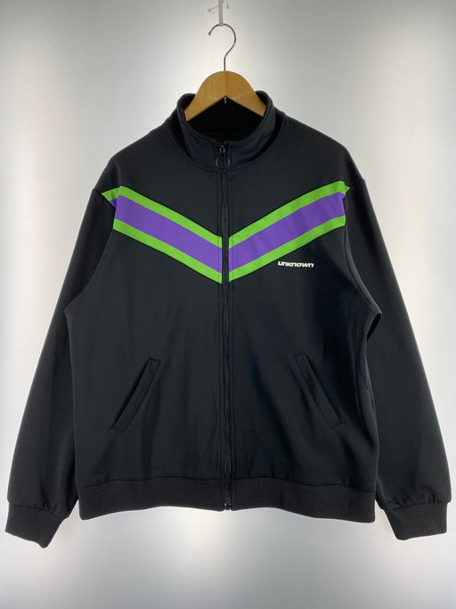 【中古品】【メンズ】 UNKNOWN LONDON TRACK JACKET アンノウン ロンドン トラックジャケット ジャージ アウター 141-241219-yn-10-min サイズ：M カラー：ブラック 万代Net店