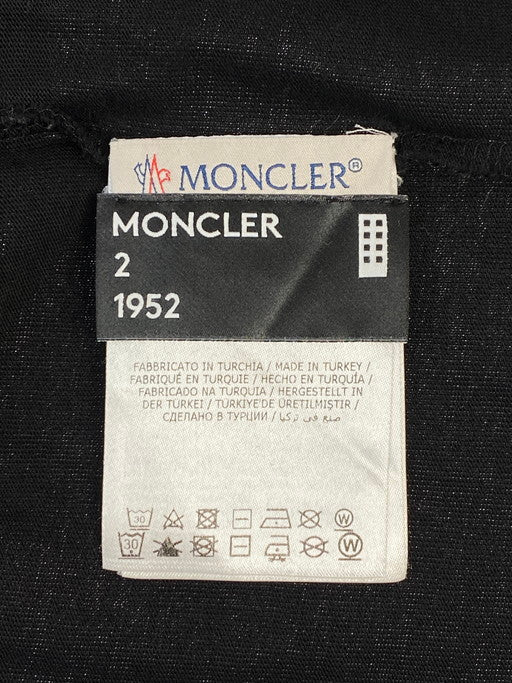 【中古品】【メンズ】 MONCLER モンクレール MAGLIA T-SHIRT E20918030050 半袖Tシャツ トップス 141-241219-yn-11-min サイズ：S カラー：ブラック 万代Net店