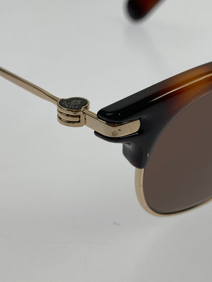 【中古品】【メンズ】 MONCLER モンクレール SUNGLASSES ML0036 52J オーバル サングラス アイウエア 203-241227-yn-01-min サイズ：49□21 145 カラー：ブラウン系 万代Net店