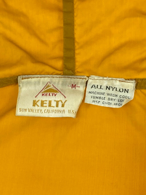 【中古品】【メンズ】 KELTY ケルティ 80's NYLON PARKA ナイロンパーカー ライトアウター 144-241219-yn-08-min サイズ：M カラー：カーキ 万代Net店