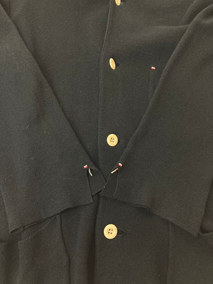 【中古品】【メンズ】 PORTER CLASSIC ポータークラシック COTTON SILK CARDIGAN コットン シルク カーディガン 140-241223-me-04-min サイズ：XL カラー：ブラック 黒 万代Net店