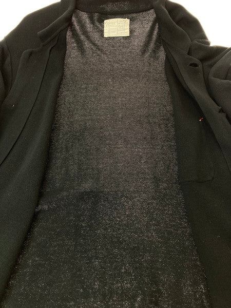 【中古品】【メンズ】 PORTER CLASSIC ポータークラシック COTTON SILK CARDIGAN コットン シルク カーディガン 140-241223-me-04-min サイズ：XL カラー：ブラック 黒 万代Net店