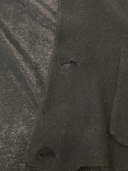 【中古品】【メンズ】 PORTER CLASSIC ポータークラシック COTTON SILK CARDIGAN コットン シルク カーディガン 140-241223-me-04-min サイズ：XL カラー：ブラック 黒 万代Net店