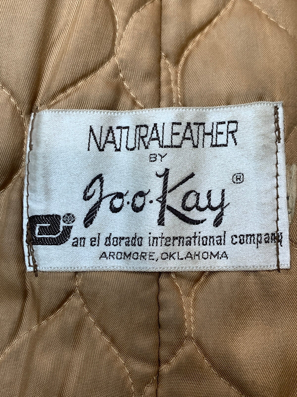 【現状渡し品】【メンズ】 JOO KAY ジョーオーケイ 60-70'S レザーコート アウター 146-260619-jt-27-min サイズ：サイズ不明 下記参照 カラー：ブラウン系 万代Net店