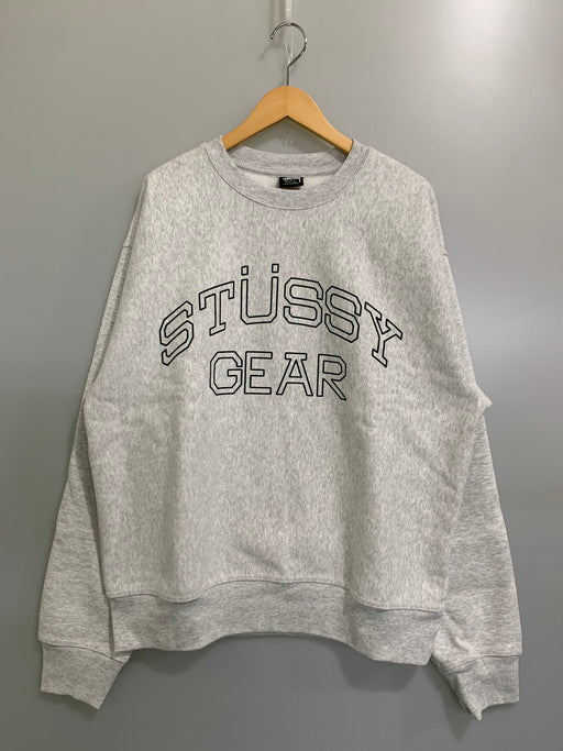 【中古美品】【メンズ】 STUSSY ステューシー GEAR CREW SWEATSHIRT スウェット トレーナー 142-241221-AS-20-min サイズ：L カラー：グレー 万代Net店