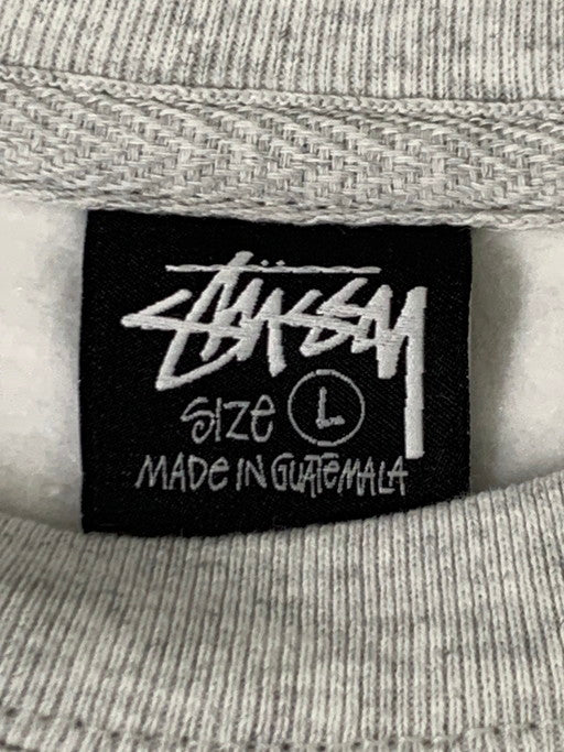 【中古美品】【メンズ】 STUSSY ステューシー GEAR CREW SWEATSHIRT スウェット トレーナー 142-241221-AS-20-min サイズ：L カラー：グレー 万代Net店