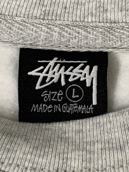 【中古美品】【メンズ】 STUSSY ステューシー GEAR CREW SWEATSHIRT スウェット トレーナー 142-241221-AS-20-min サイズ：L カラー：グレー 万代Net店