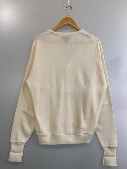 【中古品】【メンズ】 KNIGHTS BRIDGE ナイツ ブリッジ USA製 90S KNIT CARDIGAN アメリカ製 ９０年代 ナイト カーディガン メンズ 146-241223-em-13-min サイズ：L カラー：オフホワイト 万代Net店