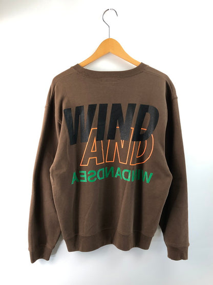 【中古品】【メンズ】 WIND AND SEA ウィンダンシー YOU AND SEA SWEAT ユー＆シー スウェット トレーナー トップス 142-251028-rt-03-tag サイズ：S カラー：ブラウン 万代Net店