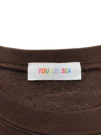 【中古品】【メンズ】 WIND AND SEA ウィンダンシー YOU AND SEA SWEAT ユー＆シー スウェット トレーナー トップス 142-251028-rt-03-tag サイズ：S カラー：ブラウン 万代Net店
