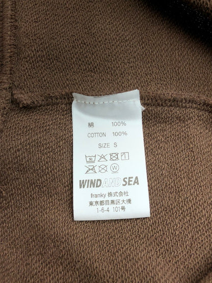 【中古品】【メンズ】 WIND AND SEA ウィンダンシー YOU AND SEA SWEAT ユー＆シー スウェット トレーナー トップス 142-251028-rt-03-tag サイズ：S カラー：ブラウン 万代Net店