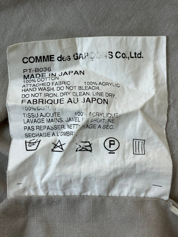 【中古品】【メンズ】 COMME des GARCONS HOMME PLUS コムデギャルソンオムプリュス COMME DES GARCON HOMME PLUS PT-B036 プルオーバーシャツ 140-241228-AS-12-min サイズ：M カラー：グレー系 万代Net店