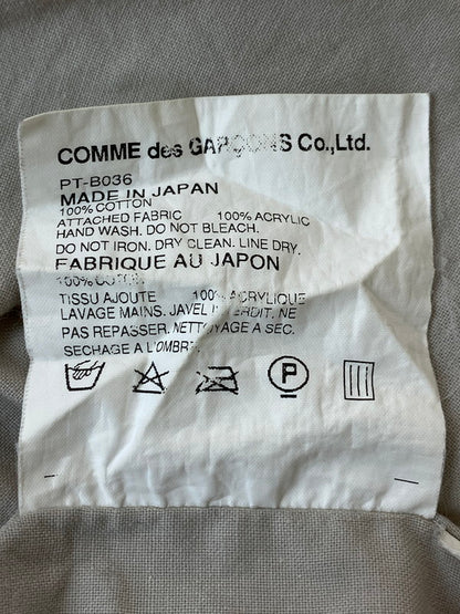 【中古品】【メンズ】 COMME des GARCONS HOMME PLUS コムデギャルソンオムプリュス COMME DES GARCON HOMME PLUS PT-B036 プルオーバーシャツ 140-241228-AS-12-min サイズ：M カラー：グレー系 万代Net店