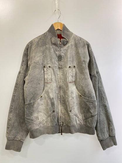 【中古品】【メンズ】 DOLCE&GABBANA ドルチェアンドガッバーナ 00'S FLIGHT JACKET フライト ジャケット アウター 141-241223-me-31-min サイズ：L カラー：グレー 万代Net店