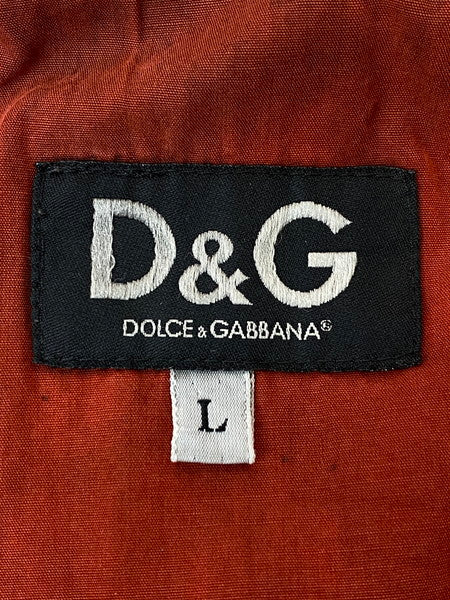 【中古品】【メンズ】 DOLCE&GABBANA ドルチェアンドガッバーナ 00'S FLIGHT JACKET フライト ジャケット アウター 141-241223-me-31-min サイズ：L カラー：グレー 万代Net店