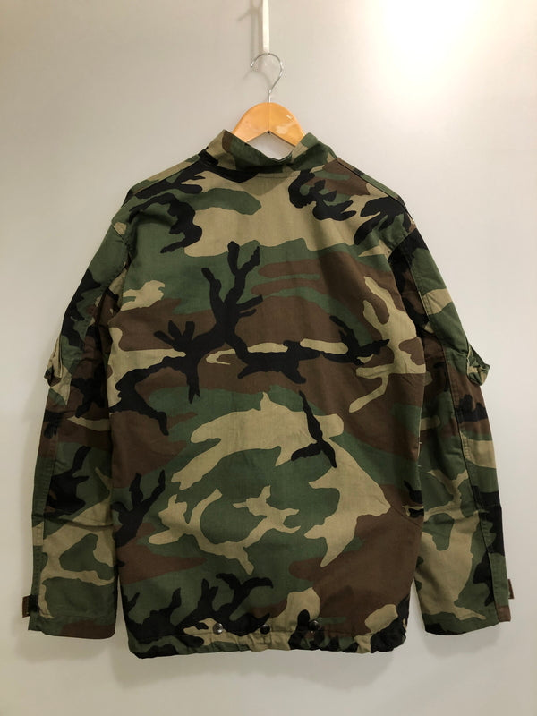 【現状渡し品】【メンズ】 U.S.ARMY ユーエスアーミー 80S SUIT CHEMICAL PROTECTIVE CLASS 1 100-86-C-0810 86年製造 ケミカル プロテクティブ クラス ワン ミリタリー ジャケット メンズ アウター 146-260510-em-65-min サイズ：XS カラー：グリーン系（カモ） 万代Net店