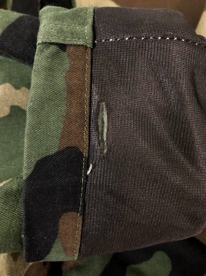 【現状渡し品】【メンズ】 U.S.ARMY ユーエスアーミー 80S SUIT CHEMICAL PROTECTIVE CLASS 1 100-86-C-0810 86年製造 ケミカル プロテクティブ クラス ワン ミリタリー ジャケット メンズ アウター 146-260510-em-65-min サイズ：XS カラー：グリーン系（カモ） 万代Net店