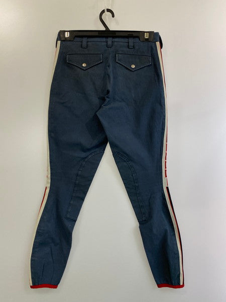 【中古品】【メンズ】 GUCCI グッチ 495695 18SS SIDELINE GABARDINE PANTS ボトムス パンツ ズボン 152-241224-AS-12-min サイズ：44 カラー：ブルー系 万代Net店