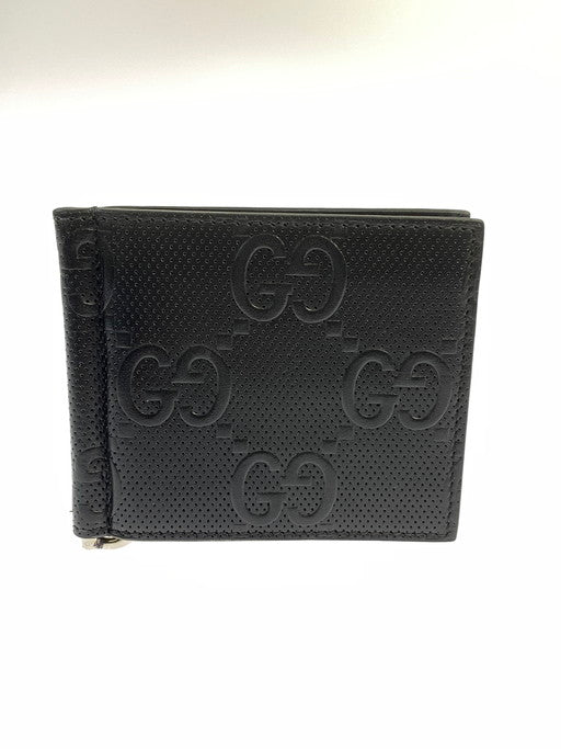 【中古品】【メンズ】 GUCCI グッチ GUCCI 676656 GGエンボス マネークリップ 181-241225-em-03-min カラー：ブラック 万代Net店