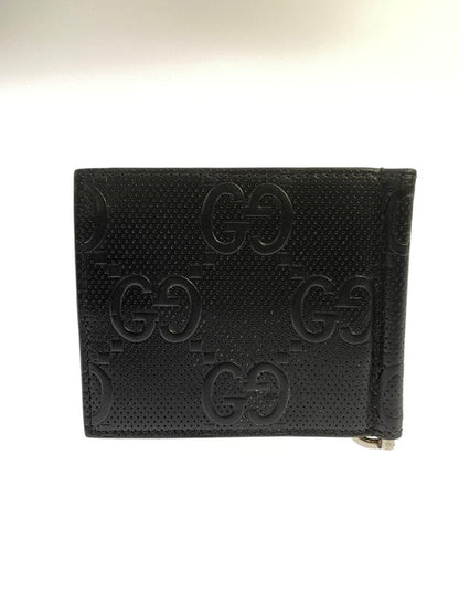 【中古品】【メンズ】 GUCCI グッチ GUCCI 676656 GGエンボス マネークリップ 181-241225-em-03-min カラー：ブラック 万代Net店