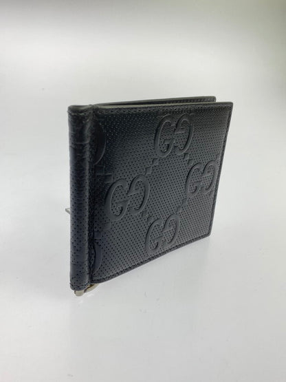 【中古品】【メンズ】 GUCCI グッチ GUCCI 676656 GGエンボス マネークリップ 181-241225-em-03-min カラー：ブラック 万代Net店