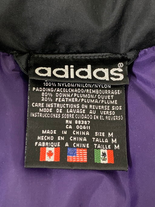 【中古品】【メンズ】 adidas アディダス 90S～2000S 232533 DOWN VEST 90年~2000年代 ダウンベスト アウター  146-241226-jt-09-min サイズ：Ｍ カラー：ブラック 万代Net店