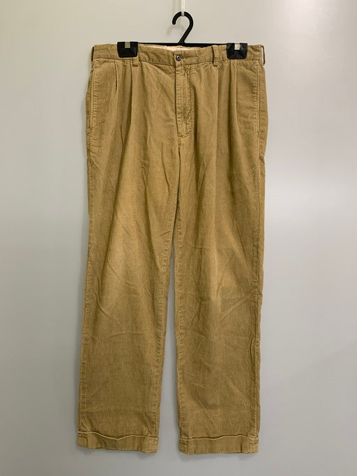 【中古品】【メンズ】 Polo by Ralph Lauren ポロバイラルフローレン 紺タグ 90S HAMMOND PANTS ハモンドパンツ ボトムス コーデュロイ パンツ 157-241226-jt-19-min サイズ：36/32 カラー：ベージュ系 万代Net店