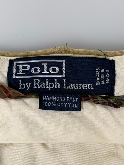 【中古品】【メンズ】 Polo by Ralph Lauren ポロバイラルフローレン 紺タグ 90S HAMMOND PANTS ハモンドパンツ ボトムス コーデュロイ パンツ 157-241226-jt-19-min サイズ：36/32 カラー：ベージュ系 万代Net店