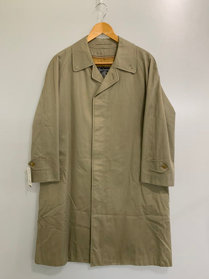 【中古品】【メンズ】 小文字タグ(Ｒ表記) 70-80S SOUTIEN COLLAR COAT 70-80年代 ステンカラーコート アウター 141-241226-jt-14-min カラー：ライトオリーブ系 万代Net店