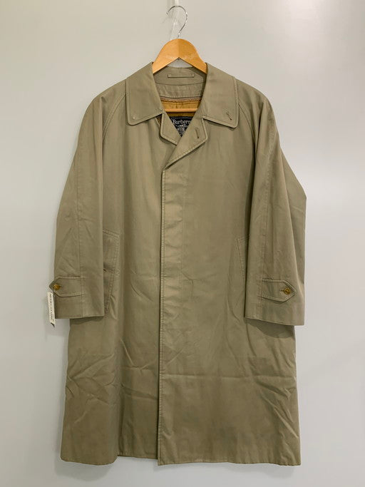 【中古品】【メンズ】 Burberrys バーバリーズ 小文字タグ(Ｒ表記) 70-80S SOUTIEN COLLAR COAT 70-80年代 ステンカラーコート アウター 141-241226-jt-14-min カラー：ライトオリーブ系 万代Net店