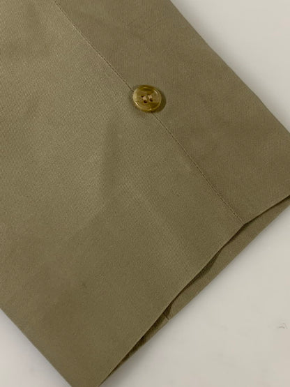 【中古品】【メンズ】 小文字タグ(Ｒ表記) 70-80S SOUTIEN COLLAR COAT 70-80年代 ステンカラーコート アウター 141-241226-jt-14-min カラー：ライトオリーブ系 万代Net店