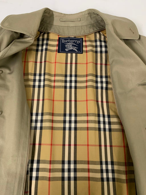 【中古品】【メンズ】 小文字タグ(Ｒ表記) 70-80S SOUTIEN COLLAR COAT 70-80年代 ステンカラーコート アウター 141-241226-jt-14-min カラー：ライトオリーブ系 万代Net店