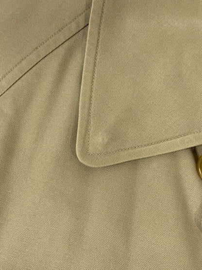 【中古品】【メンズ】 小文字タグ(Ｒ表記) 70-80S SOUTIEN COLLAR COAT 70-80年代 ステンカラーコート アウター 141-241226-jt-14-min カラー：ライトオリーブ系 万代Net店