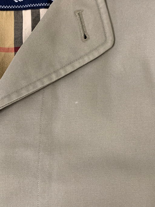 【中古品】【メンズ】 小文字タグ(Ｒ表記) 70-80S SOUTIEN COLLAR COAT 70-80年代 ステンカラーコート アウター 141-241226-jt-14-min カラー：ライトオリーブ系 万代Net店